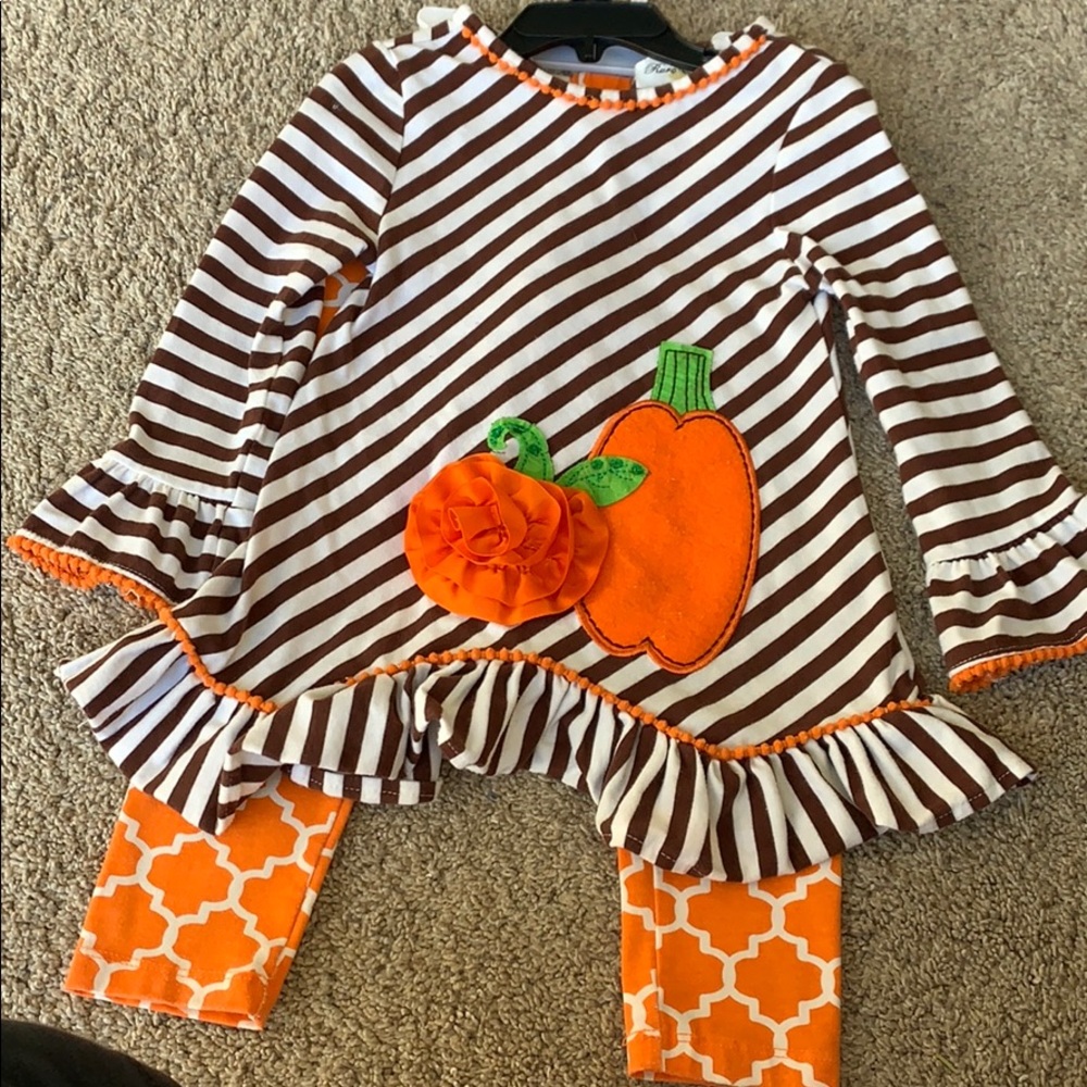 Girls Pumpkin Outfit